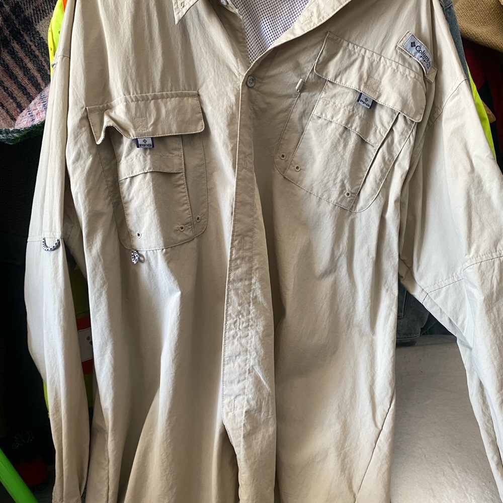 Jacket, Beige Outdoor PFG Sportswear - Picture 1 of 10